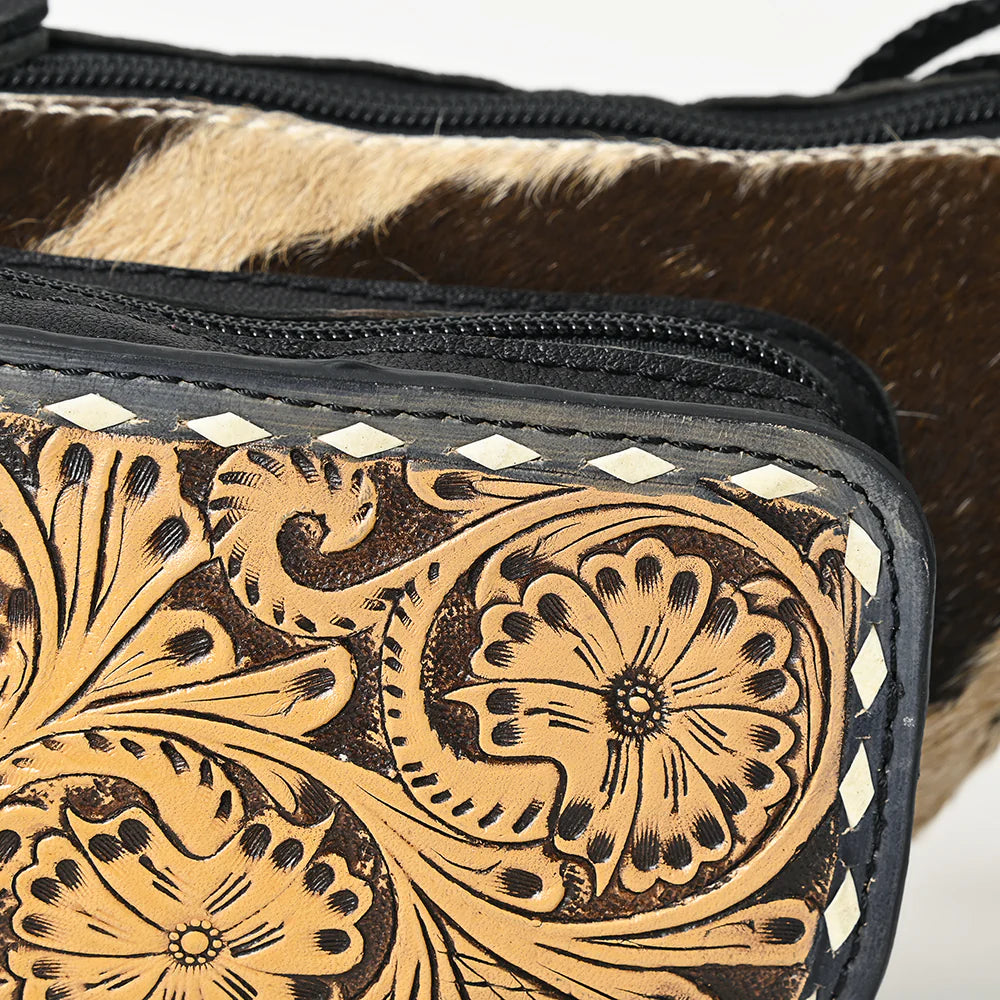Fanny Pack Genuine Leather women bag western Bag