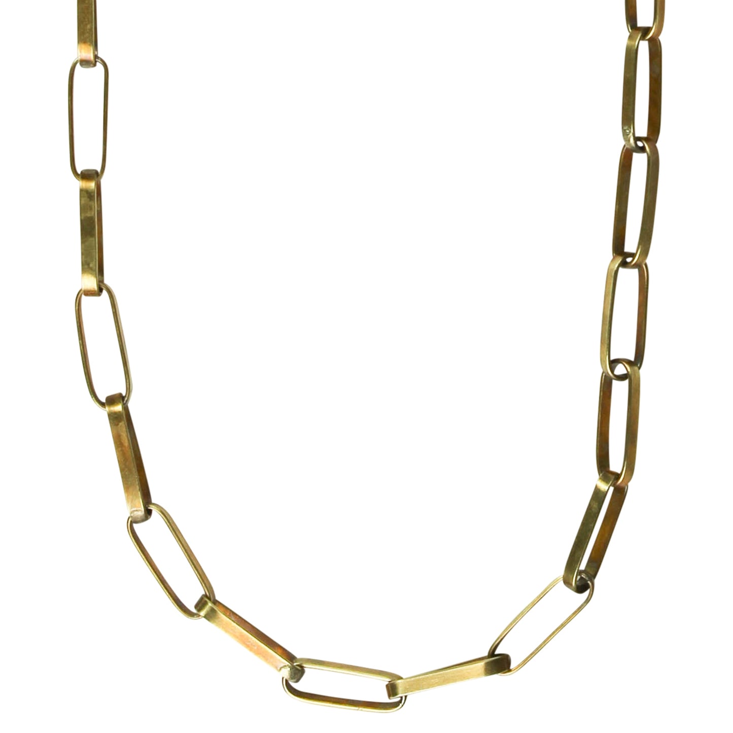 Carter Chain w/ Clasp, Brass
