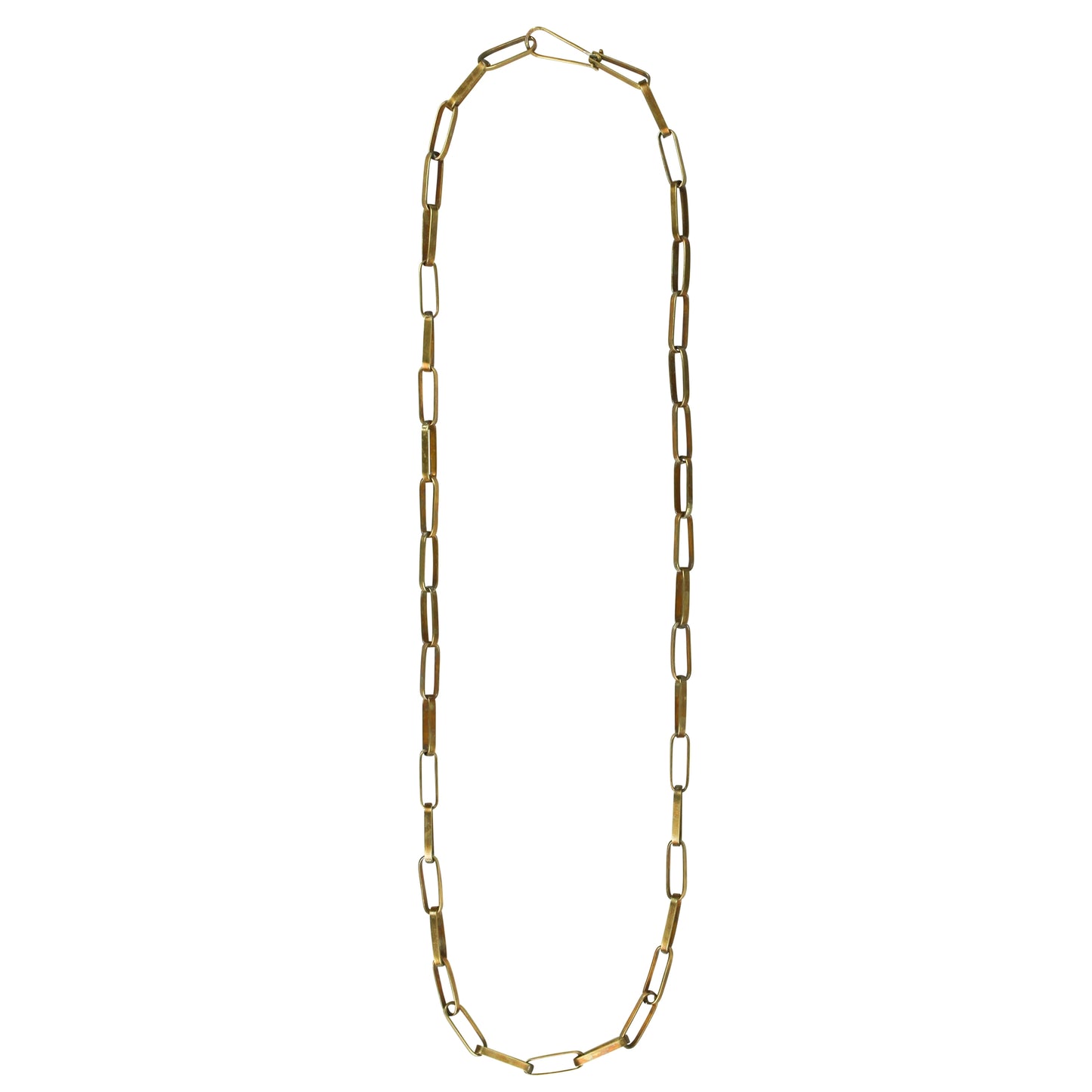 Carter Chain w/ Clasp, Brass