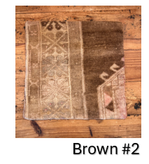 Vintage Turkish Pillow Covers- 16 X 16-Brown