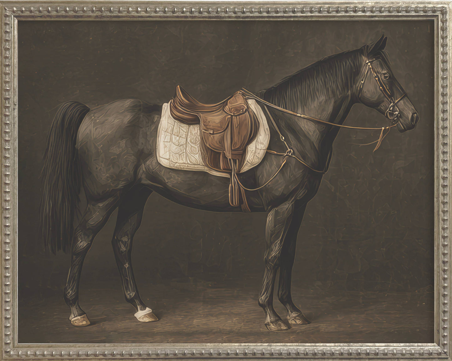 Horse Series Silver Bead Gallery Frame 16 x 20