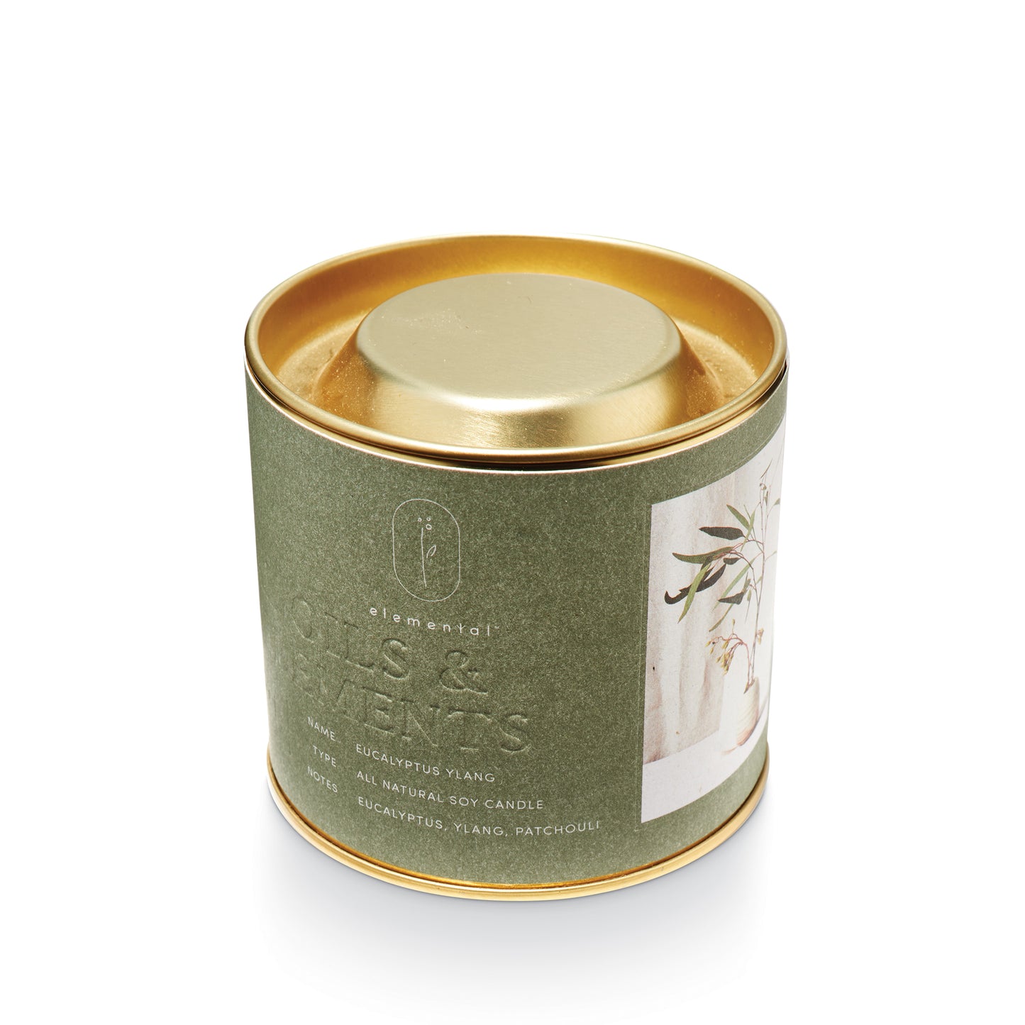 Eucalyptus Ylang Natural Tin Candle
