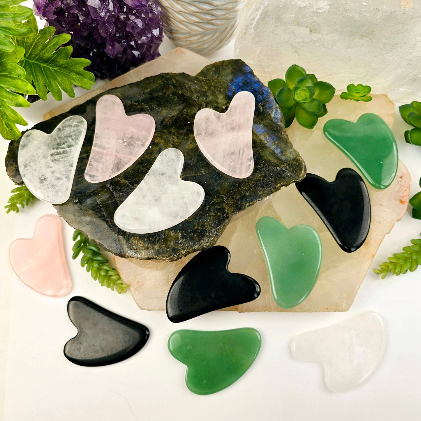 Gua Sha Face Massage Tool Crystal