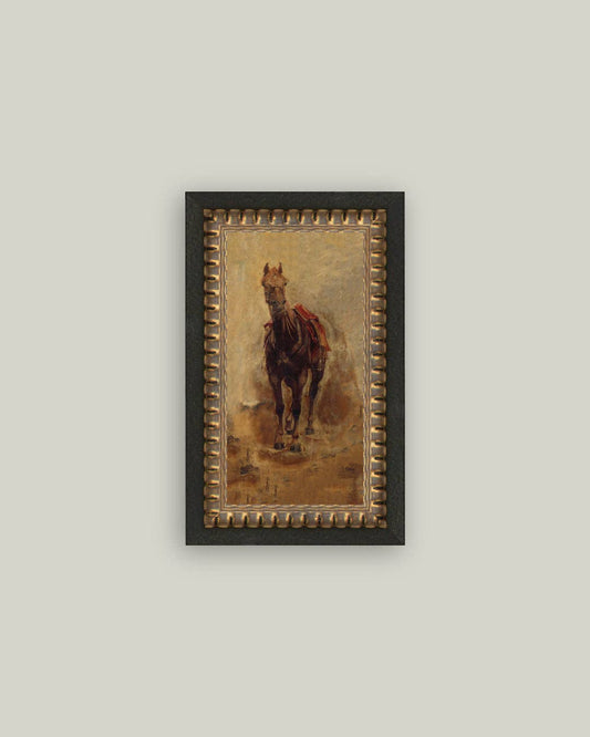 Horse Study Antique Art-5x7