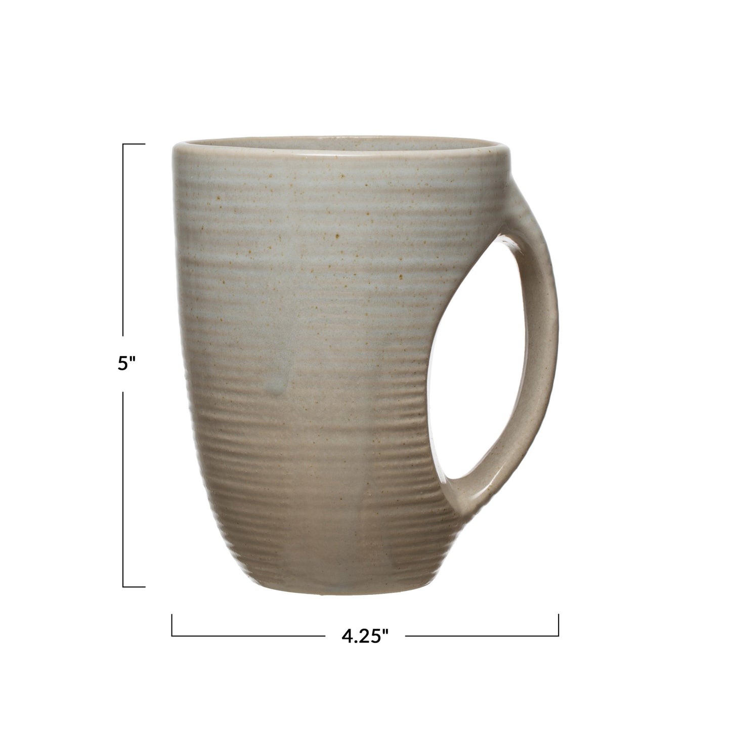 Stoneware Mug with Reactive Glaze