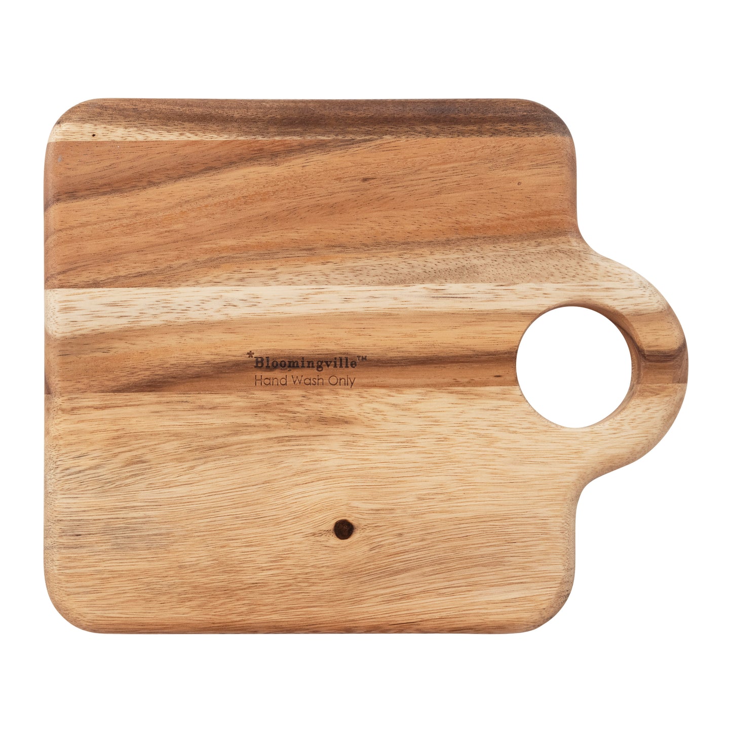 Suar Wood Cheese/Cutting Board with Handle