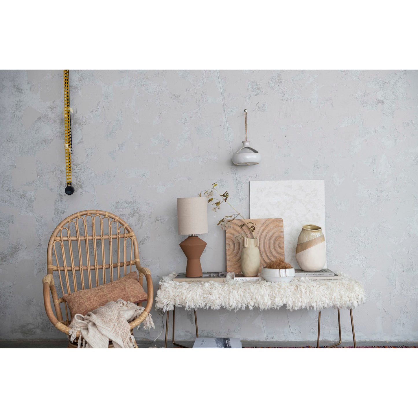 Tri-Tone Stoneware Vase, Reactive Glaze, Multi Color (Each One Will Vary)