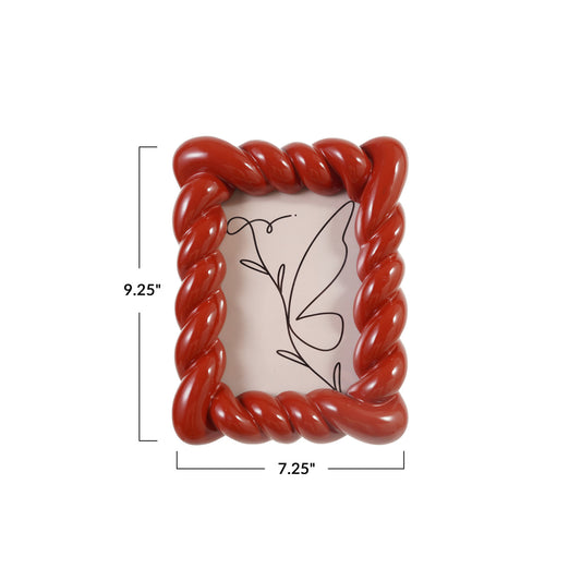 Resin Twisted Photo Frame