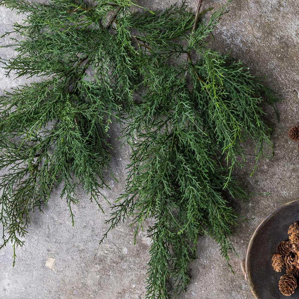 Artificial Cypress Branch