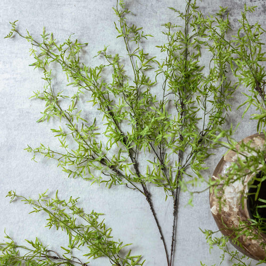 ARTIFICIAL FERN BRANCH, SOFT GREEN