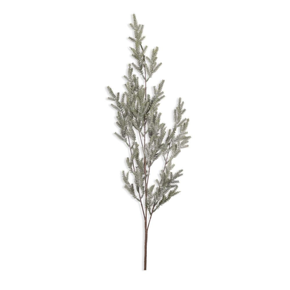 ARTIFICIAL PINE BRANCH, FROST