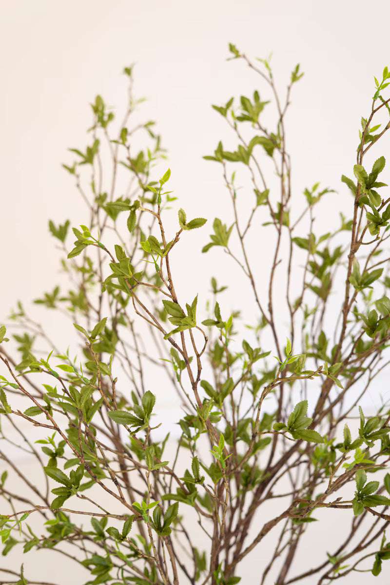 Artificial Budding Leaf Spray
