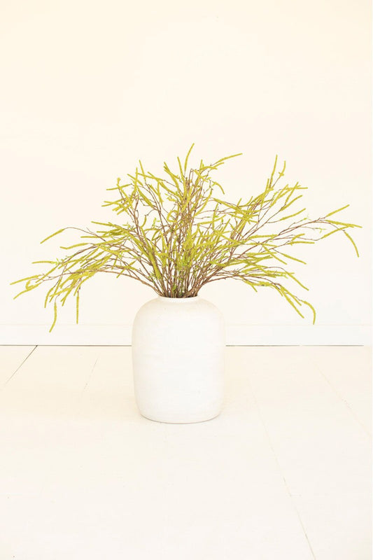 Artificial Green Willow Flowers Spray