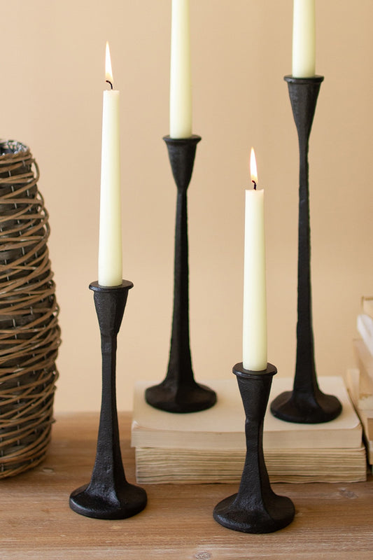 Cast Iron Taper Candle Holders