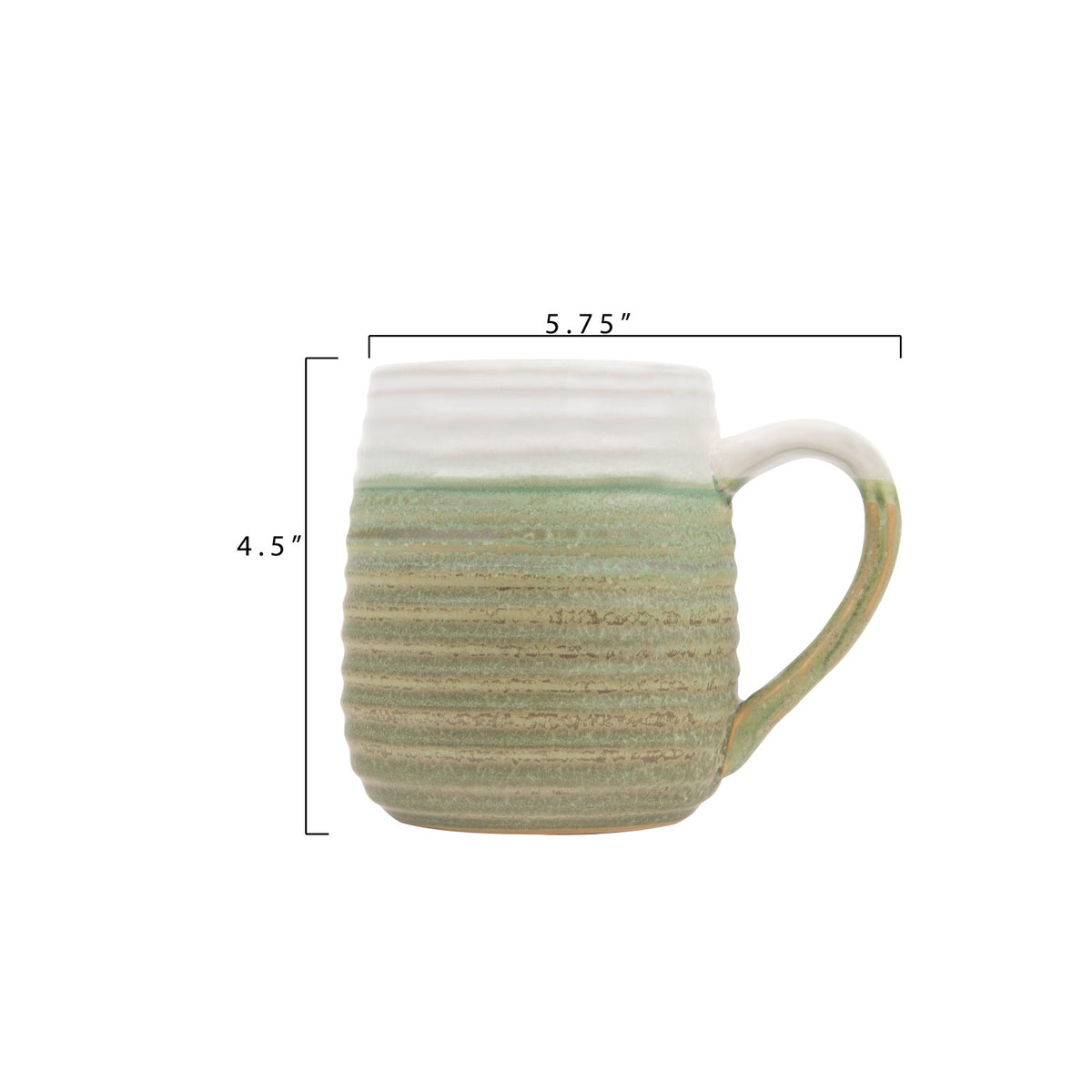 Stoneware Mug with Glaze