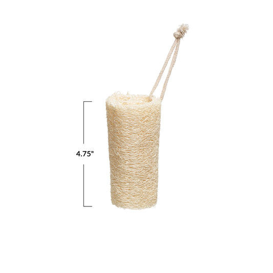 Loofa Brush with Cotton Rope Hanger