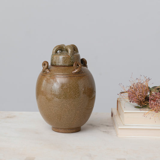 Decorative Stoneware Cachepot