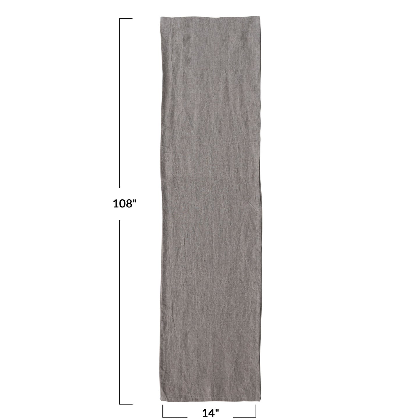 Stonewashed Linen Table Runner