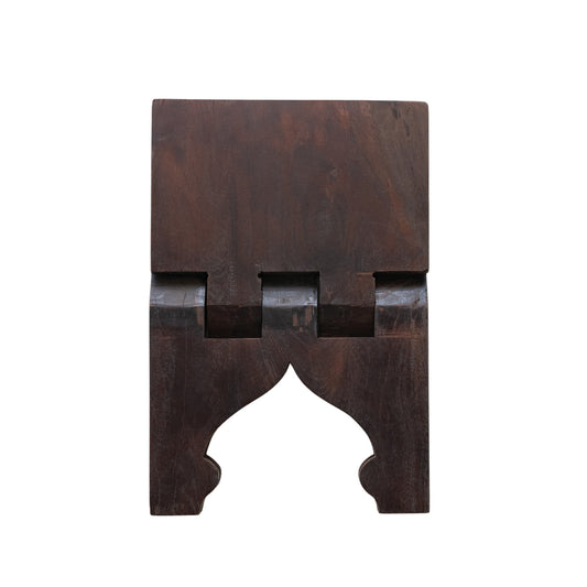 Reclaimed Wood Vintage Reproduction Oversized Folding Book Holder