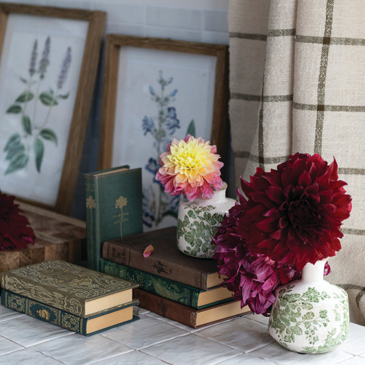 Canvas & MDF Bound Paper Notebook with Book Design & 176 Ruled Pages, 4 Styles