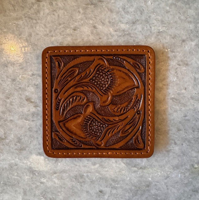 Leather Coaster-Sets of 2