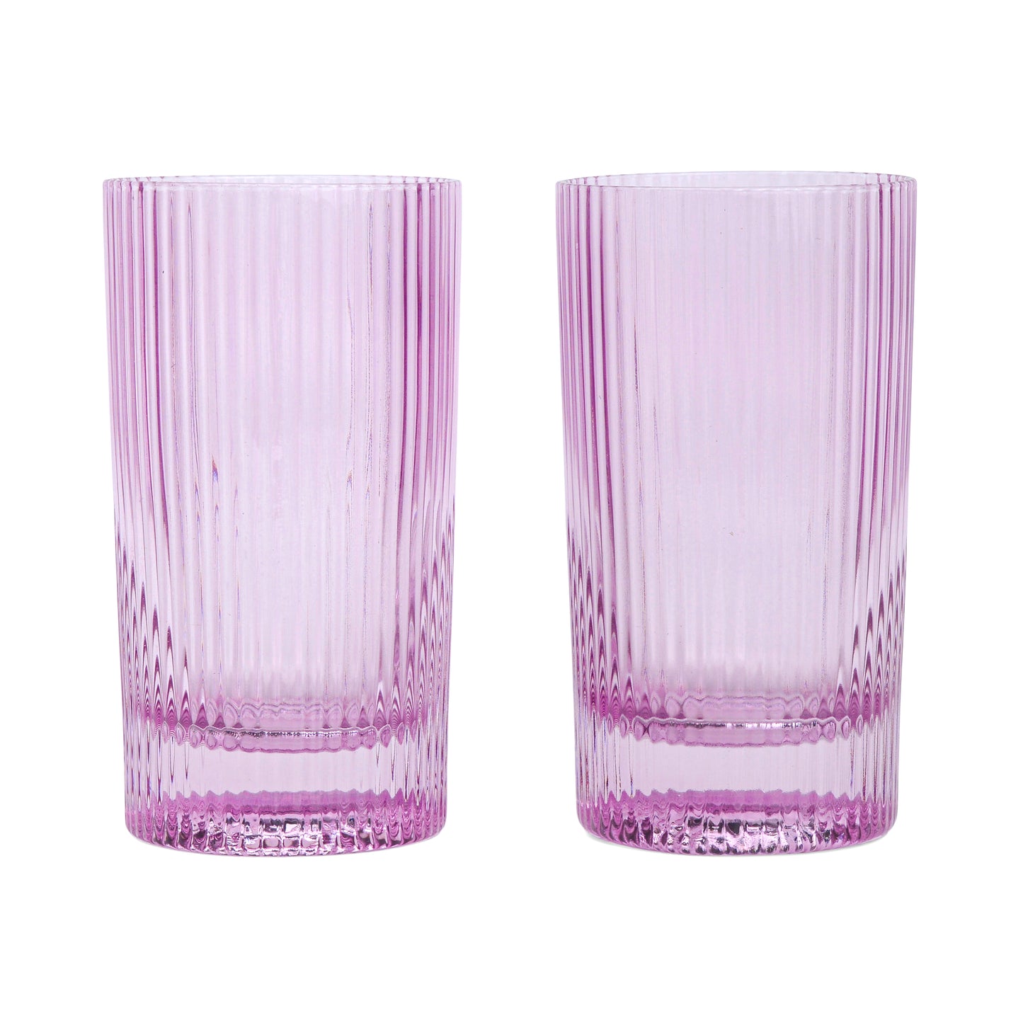 THE STELLA HIGHBALL GLASS - SET OF 2 LILAC