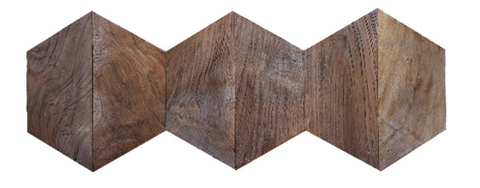 Honeycomb Teak Wall Panel