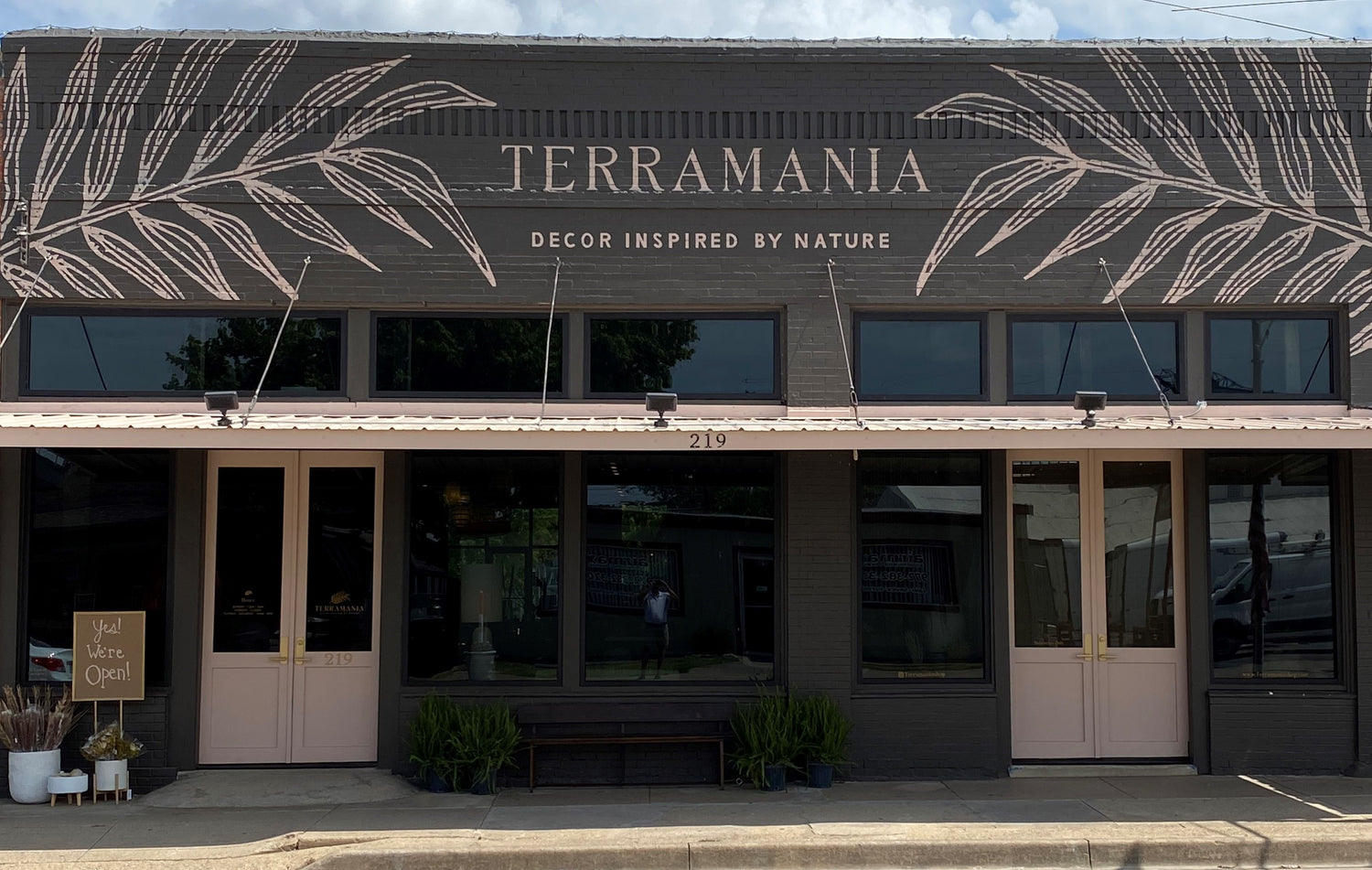 We are located in downtown Celina, TX at 219 West Pecan Street. Our hours are Tuesday through Saturday 10am to 6pm and on Sunday from 12pm to 5pm.