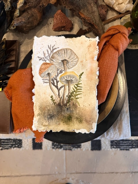 Watercolor Painting - Mushroom Collection by Rebekah Wilkinson