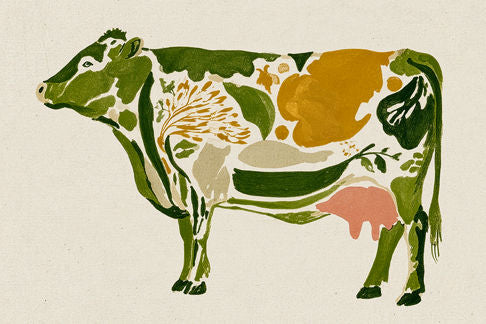 Pretty Cuts of a Cow Print