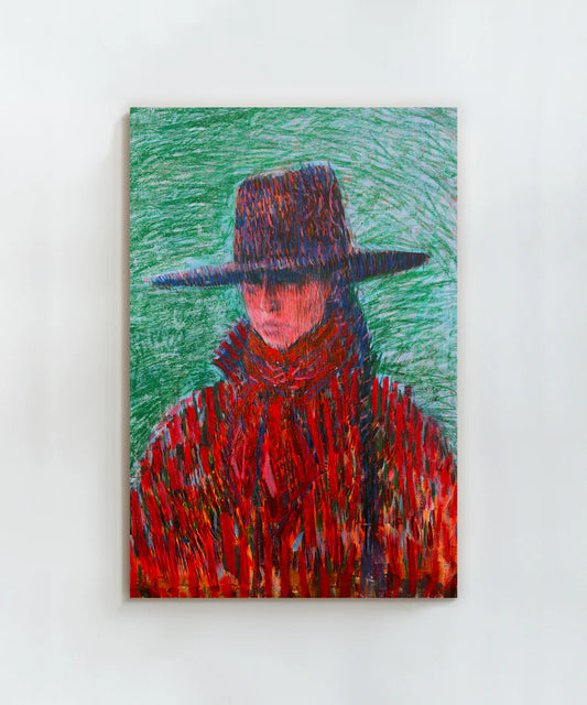 Red & Green Cowgirl