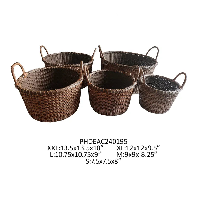 Rattan Produce Baskets