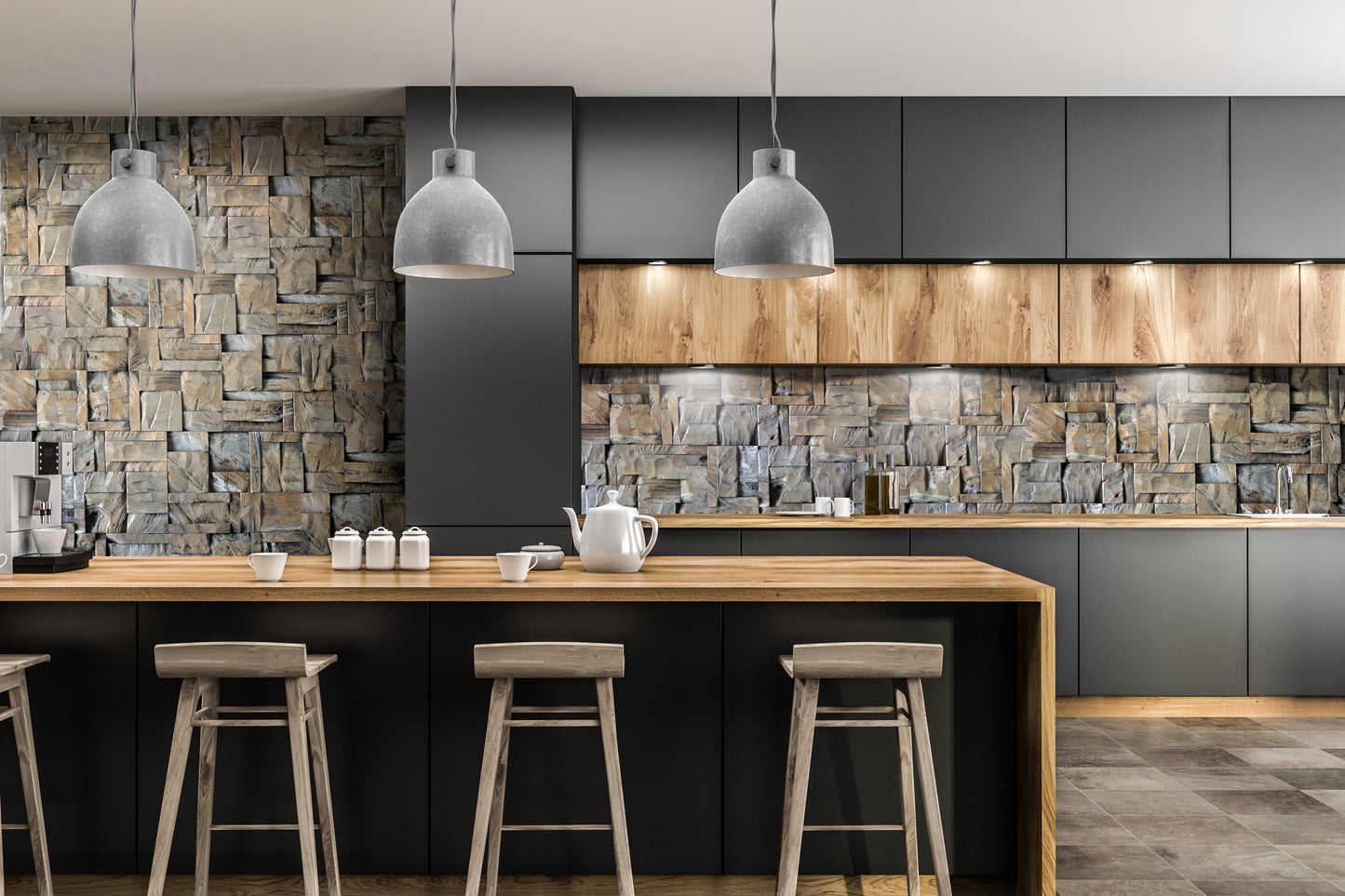 Rootwood Teak Wall Panel