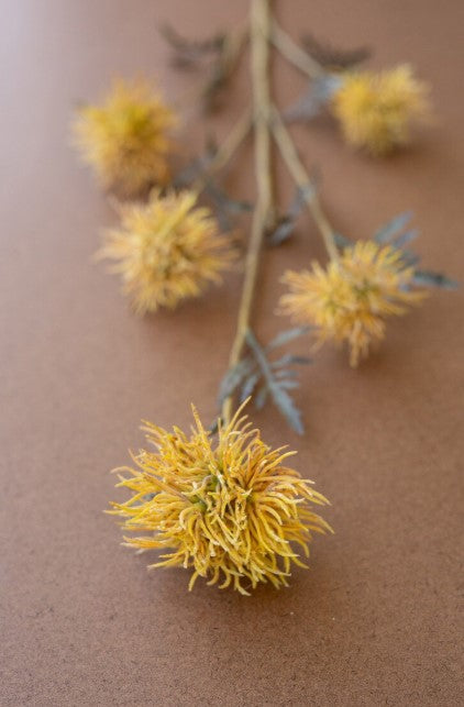 Artificial Yellow Flower Spray