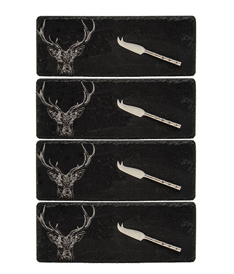 Mini Slate Cheese Board & Knife Sets