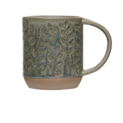 16 oz. Debossed Stoneware Mug