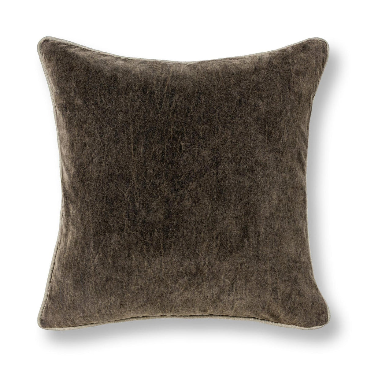 SLD Heirloom Velvet Pillow - Dark Clove/ 18"x18"