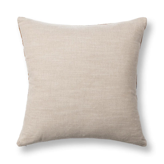 JL Bungalow Pillow - Amber Brown/ 22"x22"