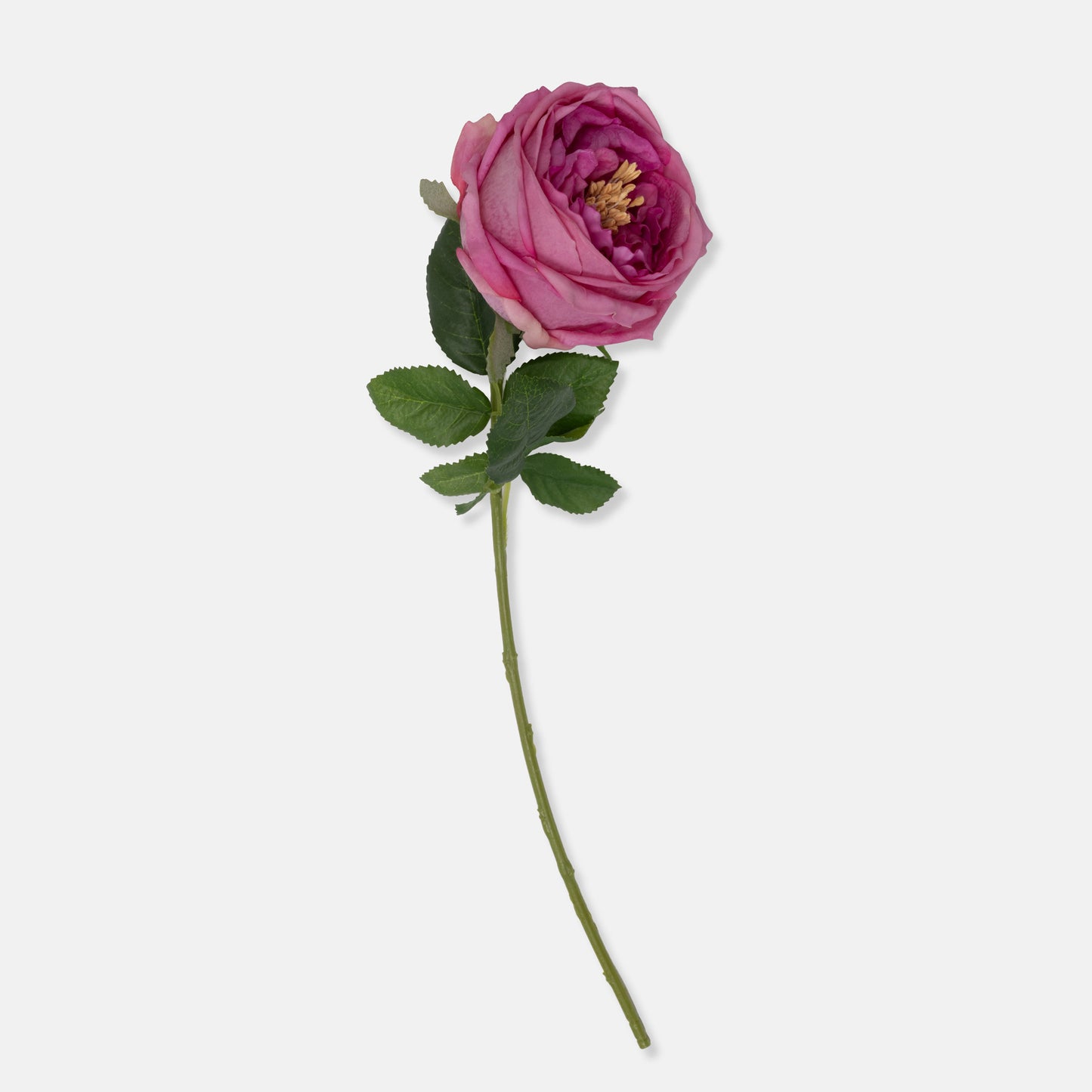 ARTIFICIAL GARDEN ROSE (Real Touch), MAUVE