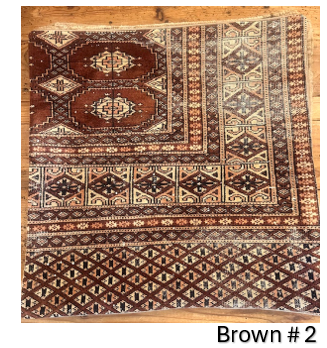 Vintage Turkish Pillow Covers-20x20-Browns