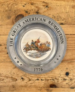 Pewter American Revolution Plate