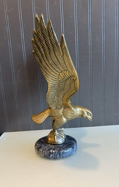 Brass Eagle on Stone Base