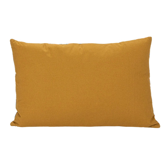 Cotton Velvet Printed Lumbar Pillow