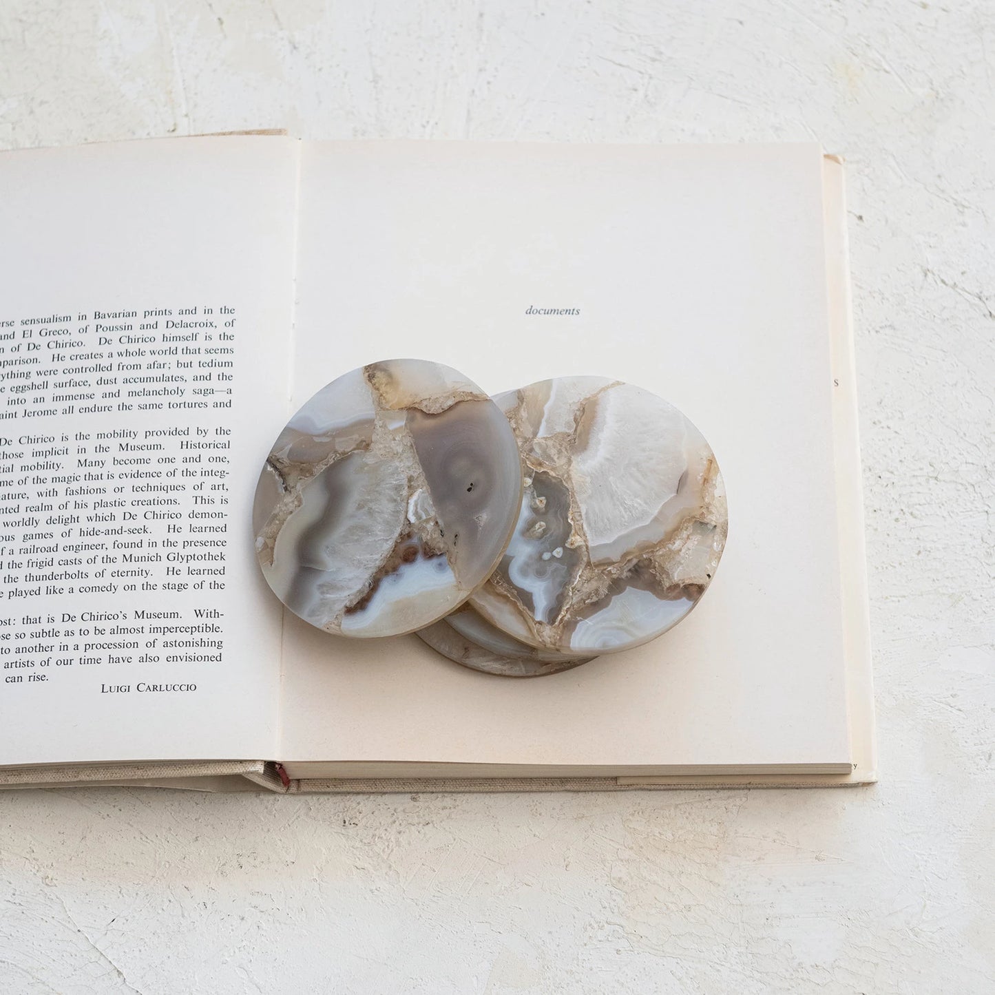 Agate Coasters, Natural