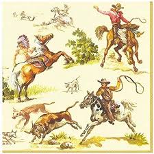 Wild West cocktail Napkin