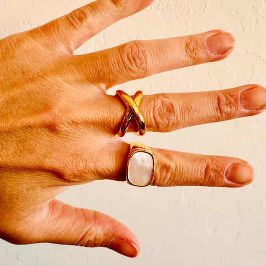 Chunky Pearl Ring