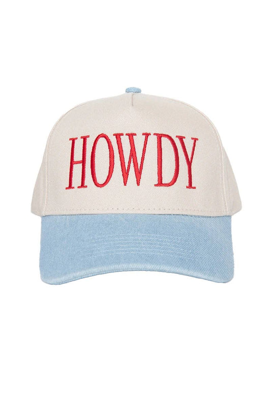 HOWDY Two-Toned Hat