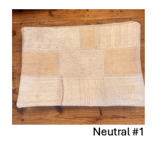 Vintage Turkish Pillow Covers-16 x 24-Neutrals