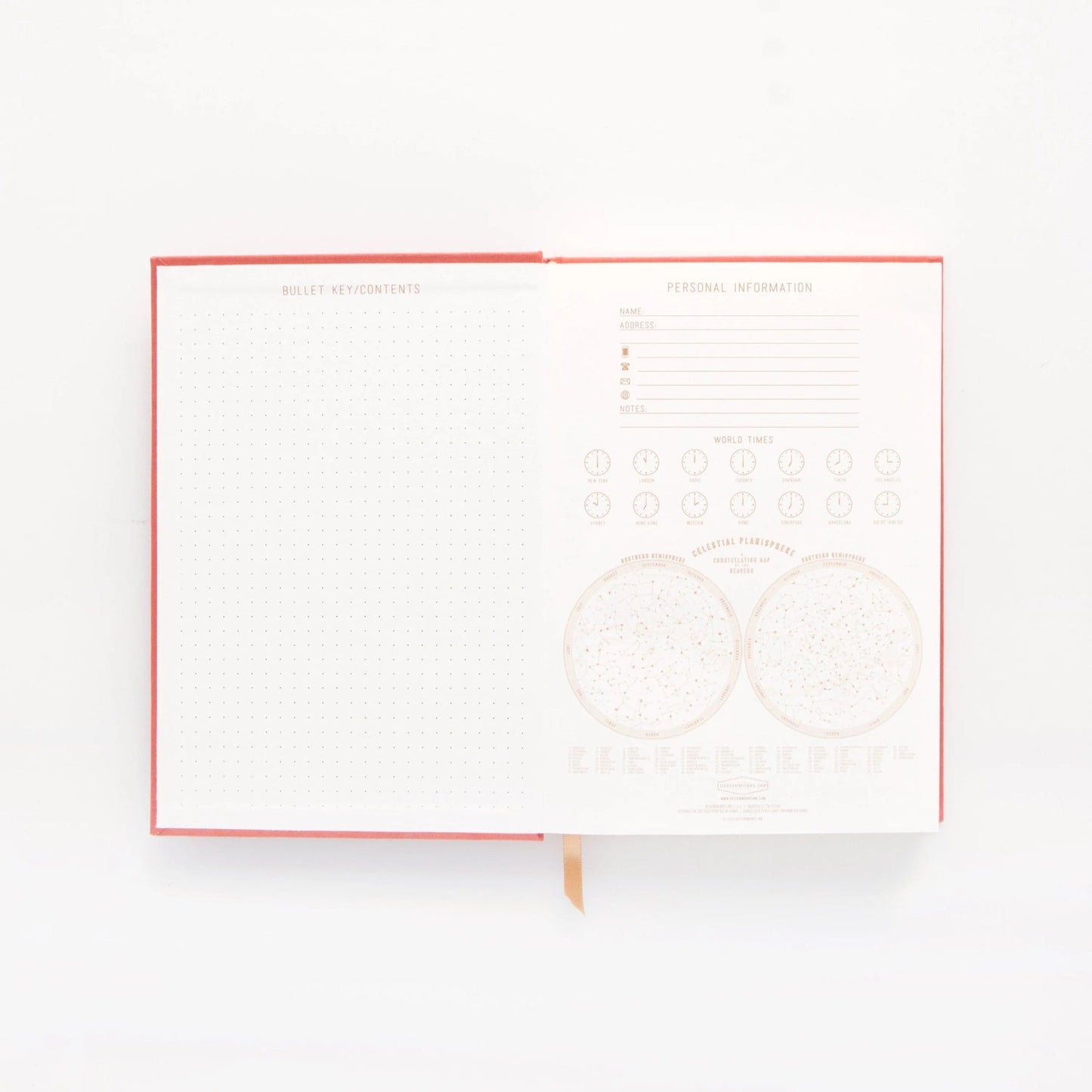 Metallic Suede Journal - Radiant Rainbow - Dusty Pink