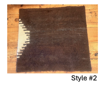 Vintage Turkish Sheep Blanket Pillow Covers